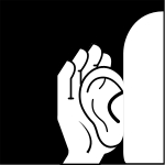 lyssna, Pictogram. lyssna, Pictogram.