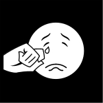 gråta, Pictogram.