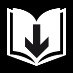 e-bok, ladda hem, Pictogram. e-bok, ladda hem, Pictogram.