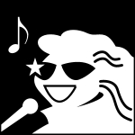 melodifestival, Pictogram. melodifestival, Pictogram.