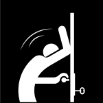 inlåst, Pictogram.