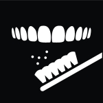 borsta tänderna, Pictogram. borsta tänderna, Pictogram.