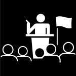 politiker, Pictogram.