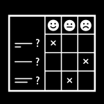 utvärdering, Pictogram. utvärdering, Pictogram.
