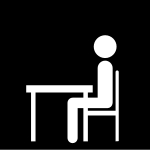 elev, Pictogram. elev, Pictogram.