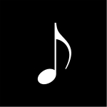 musik, Pictogram.
