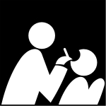 tandläkare, Pictogram. tandläkare, Pictogram.
