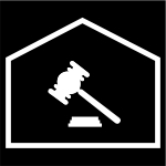 domstol, Pictogram. domstol, Pictogram.